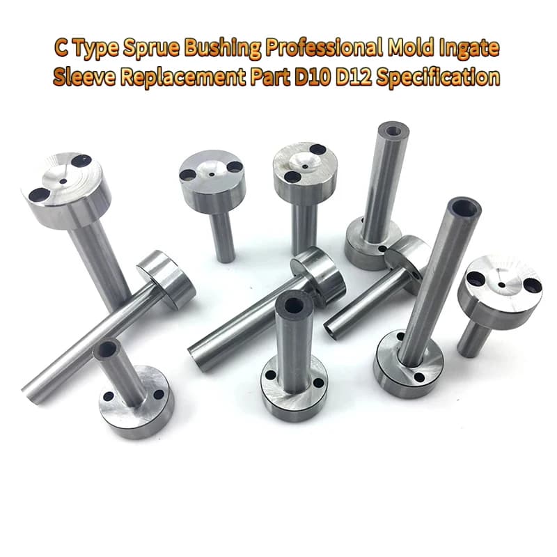 2pcs C Type Sprue Bushing Professional Ingate Sleeve Part D12 D16 Specification Plastic Molding Machinery