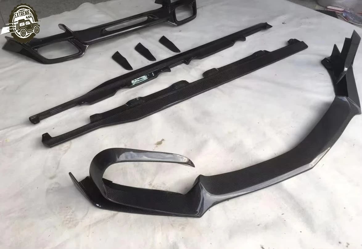 YICKU High Quality Body Kit for Mercedes Benz AMG GT Upgrade RZ Style Auto Parts Front Lip Rear Diffuser Side Skirts Spoiler