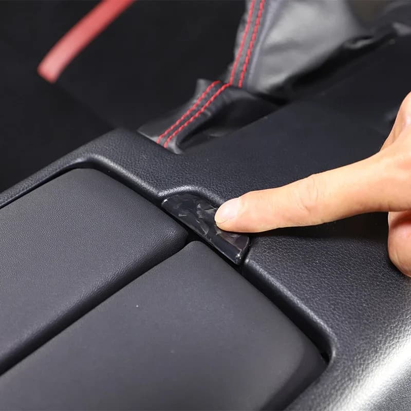 Dry Carbon Car Armrest Box Switch Trim Interior Decorative Cover For Toyota GT 86 For Subaru BRZ 2022-2025 Car Accessories Kit