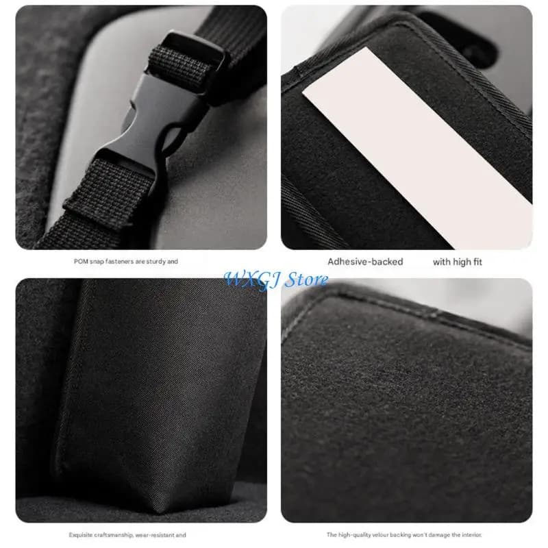 37JE Extinguishers Mount Holder for Vehicles Anti Slip Design Oxford Storage Bag