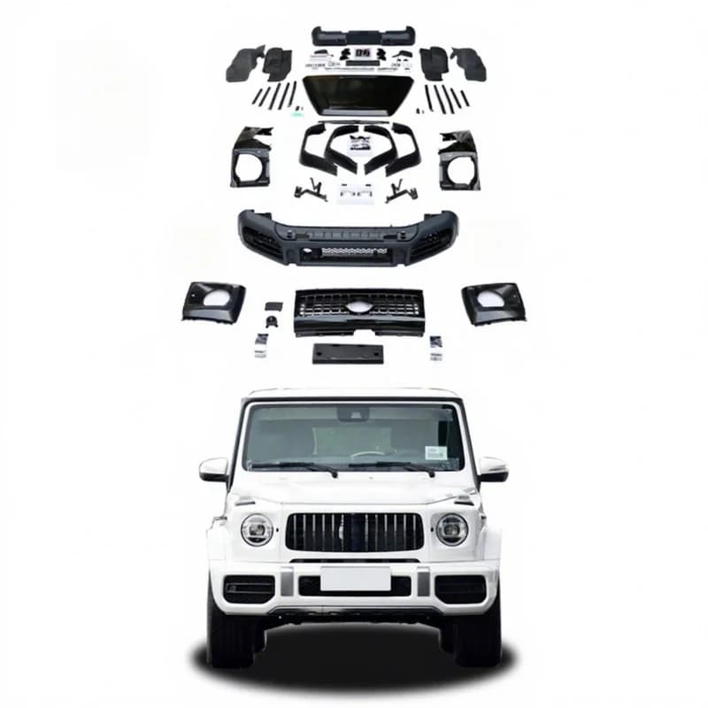High Quality G63 Style Full Complete Body Kit Facelift Upgrade Fit For G Class W463 Update To W464