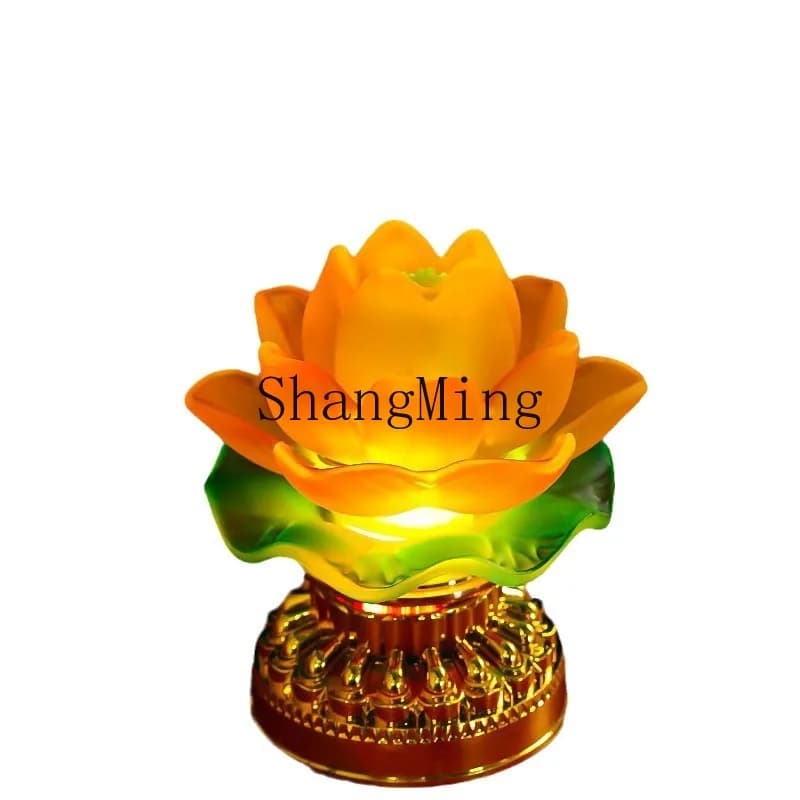 DSA lotus lamp home in front of the Buddha A pair of lamps to offer Bodhisattva Guanyin lamps to the Buddha glass Buddha hall