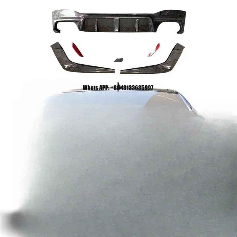 CLY Carbon Fiber Rear Lip for BMW G30 G38 Modified Diffuser Back Lip