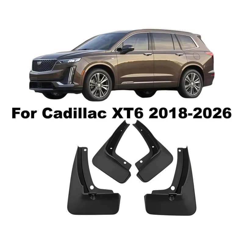 For Cadillac XT6 2018-2026 2019 2020 2021 2022 2023 2024 2025 Fender Mudflaps Splash Guards Mudguards Mud Flaps Car Accessories