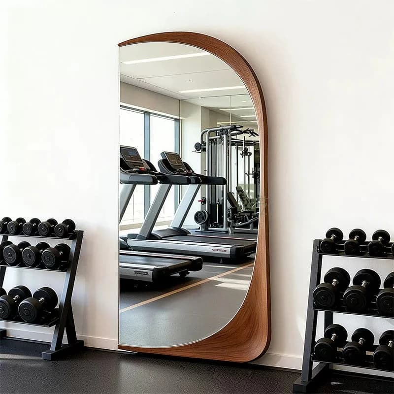 Aesthetic Floor Decorative Mirrors Living Room Modern Wood Mirror Full Body Design French Espejos Decorativos Home Decorations