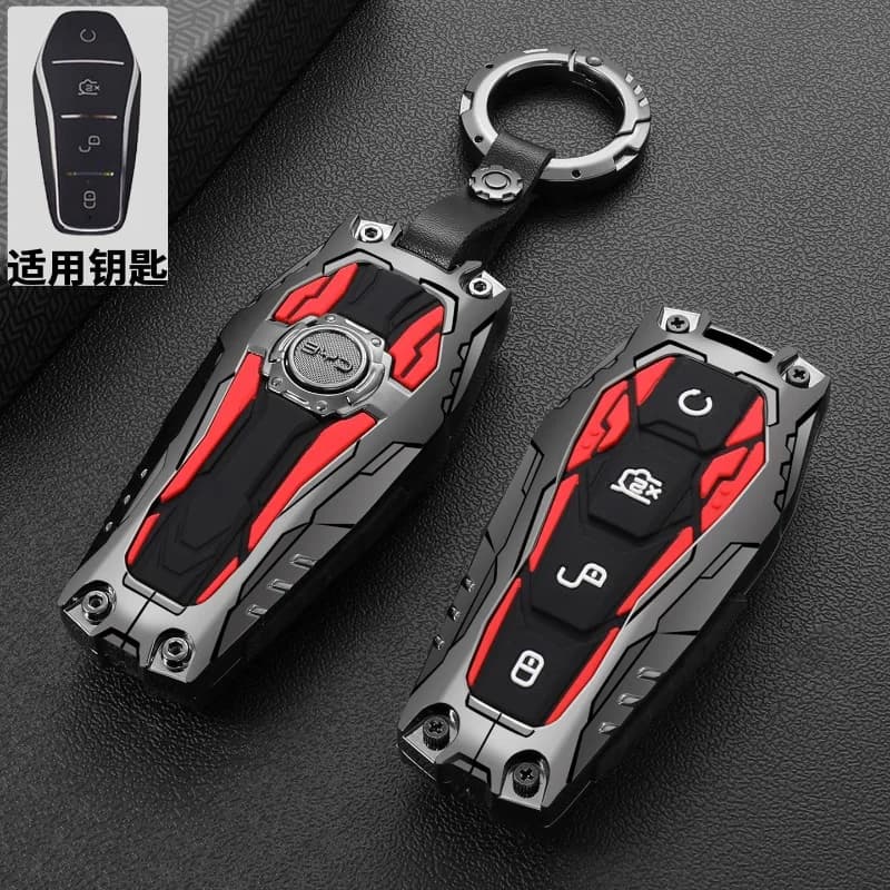 For BYD 2026 Key Fob Case Keychian– Protective Cover for Han, Song Plus, Seal 06, Qin, Tang DMI, Song L, Yuan UP & Seagull