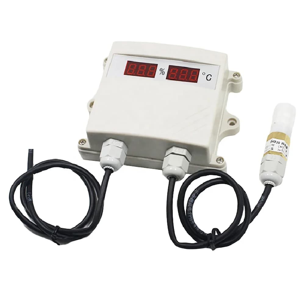 High Quality RS485 Display Output Cheap Temperature Resistive Humidity Sensor