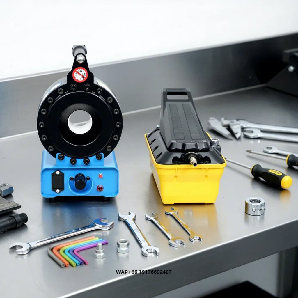 RUIBAO Manual Portable Crimping Machine PLC Motor Pump High Competitive Price Easy Operation Pressure Vessel Gearbox Bearing