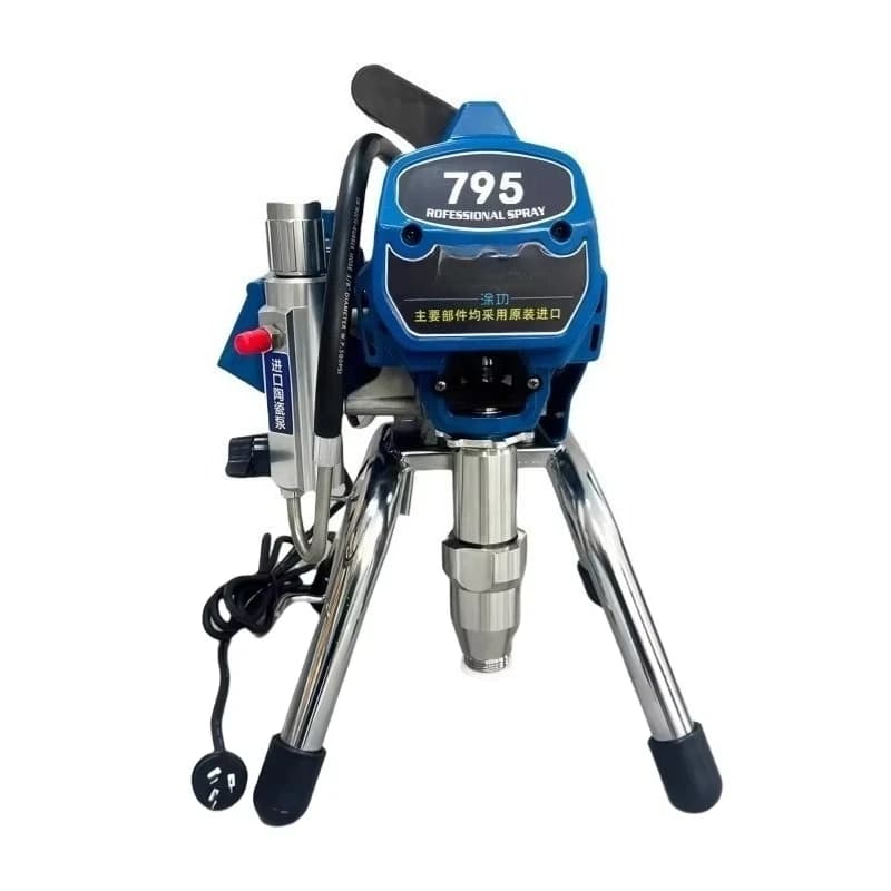 795 High-Pressure Electric Airless Spraying Machine Home Installation Latex Paint Painter with Plunger Painting Equipment