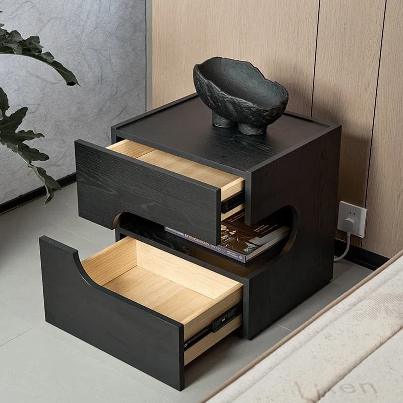 Saving Vintage Nightstand Aesthetic Comfortable Storage Elegant Night Tables Interior Nordic Meble Do Pokoju Bedroom Furniture