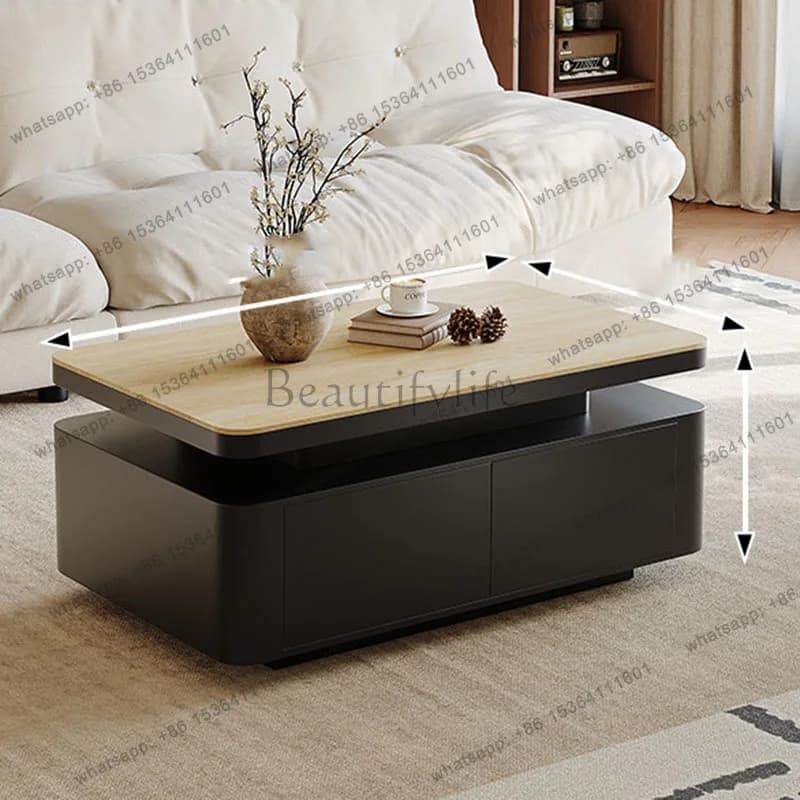 LD Organizer Designer Coffee Table Luxury Writing Moving Storage Modern Side Table Living Room  Lounge Suite Furniture