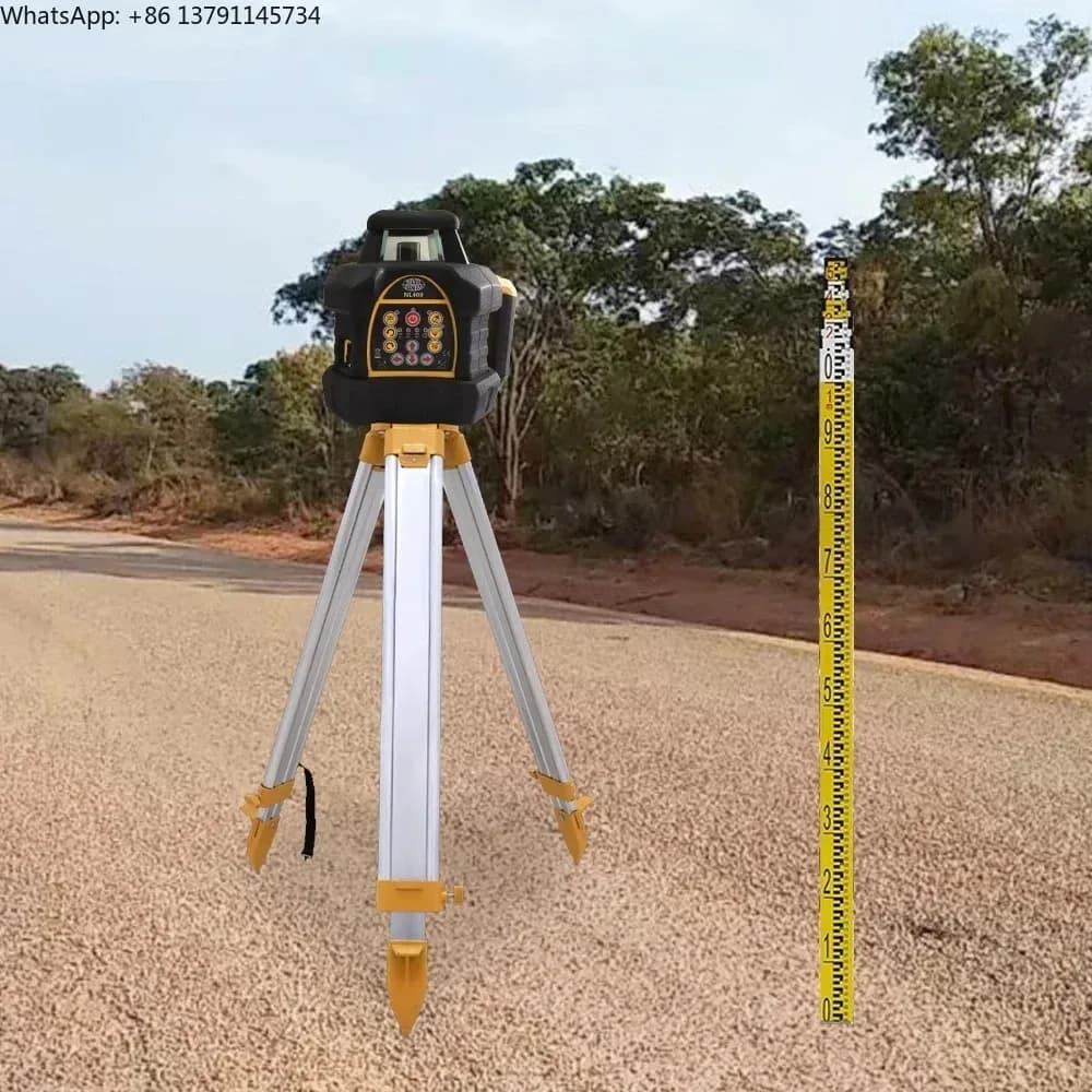 Red beam Rotating laser self-leveling Drop resistant 360 rotary laser level with receiver