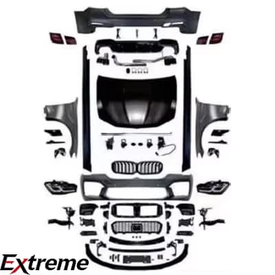 Car Bodykit for BMW 5 Series Old Upgrade New Including Front Bumper Rear Bumper Side Skirt  and so on