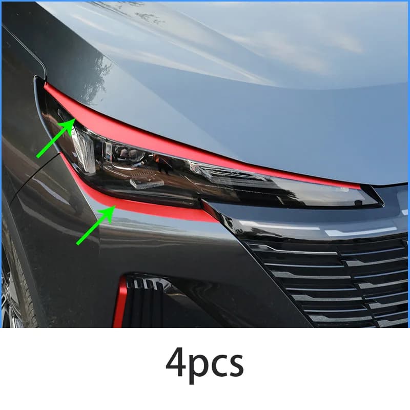 Uni S For Changan CS55 PLUS 2023 Lamp Brow Film Decorative Sticker Cs55plus 2024
