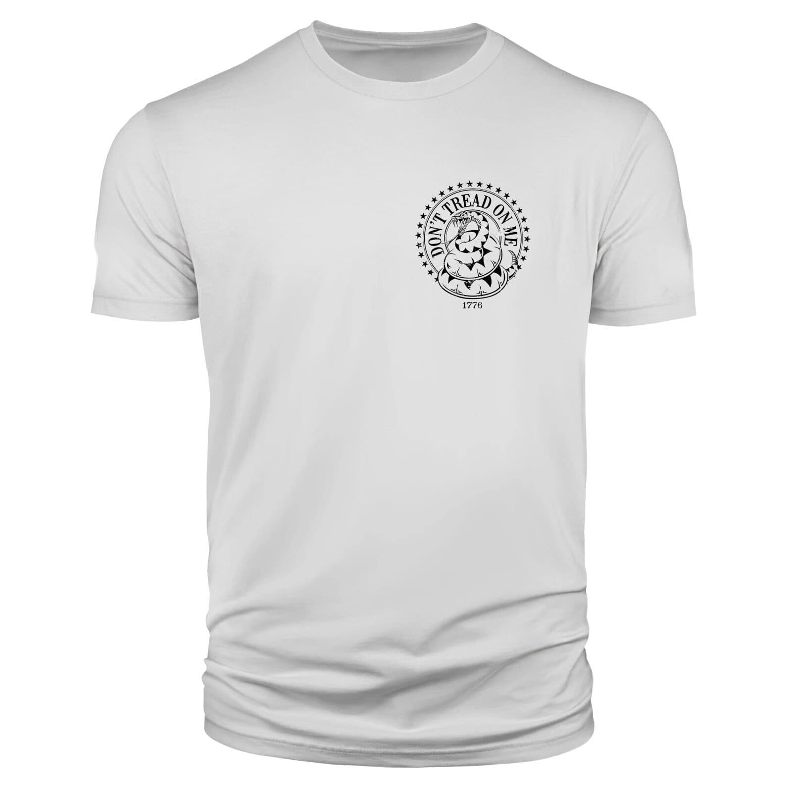 Dont Tread On Me American Patriotic 2nd Amendment T-Shirt 100% Cotton O-Neck Short Sleeve Summer Casual Mens T-shirt Size S-3XL