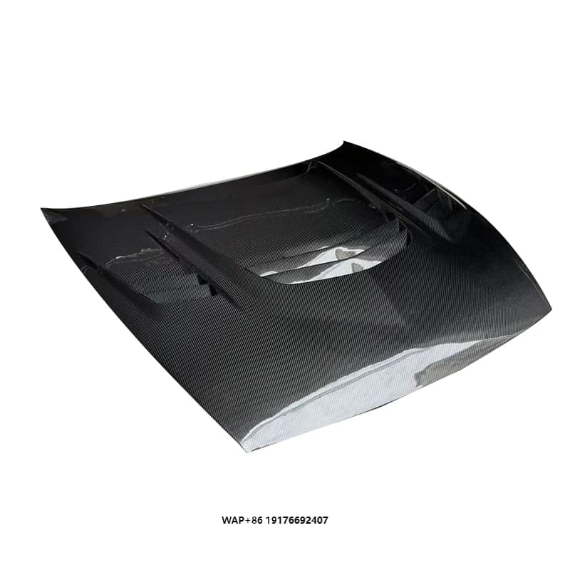 MRD 370Z Bonnet Hood MBJ Style Hood Fits forNissan 370Z Z34 Carbon Fiber 370Z Engine Cover Perfect Fitment