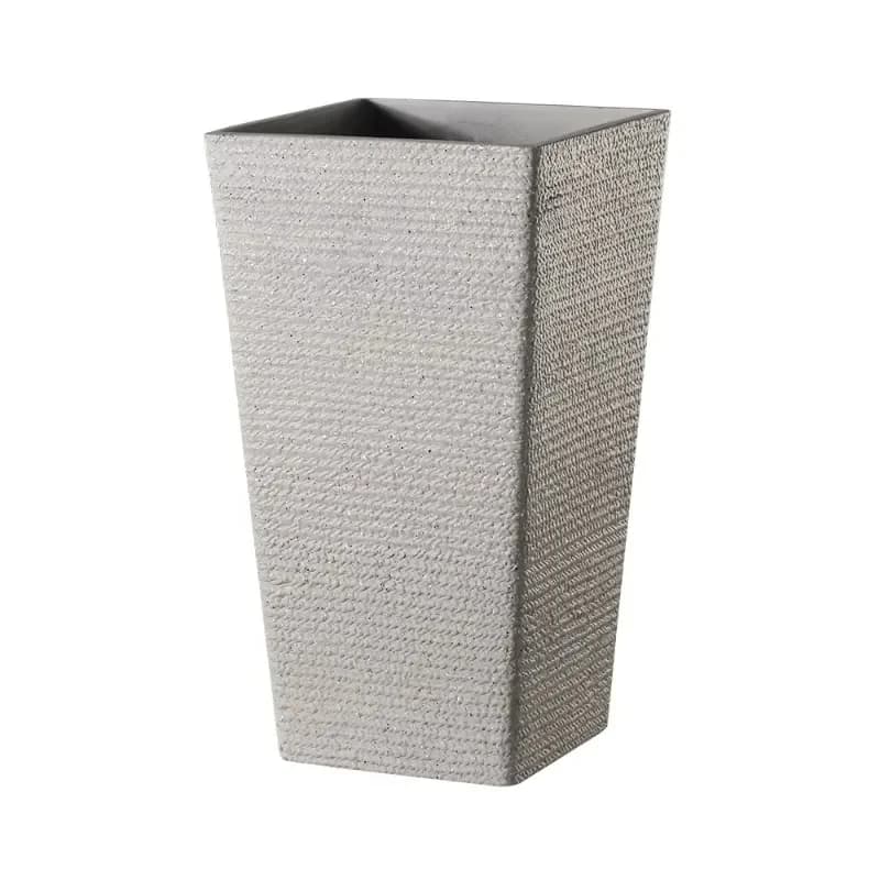 Direct sales of tall plastic decorative outdoor/indoor flower pots, high-quality resin generous flower pots