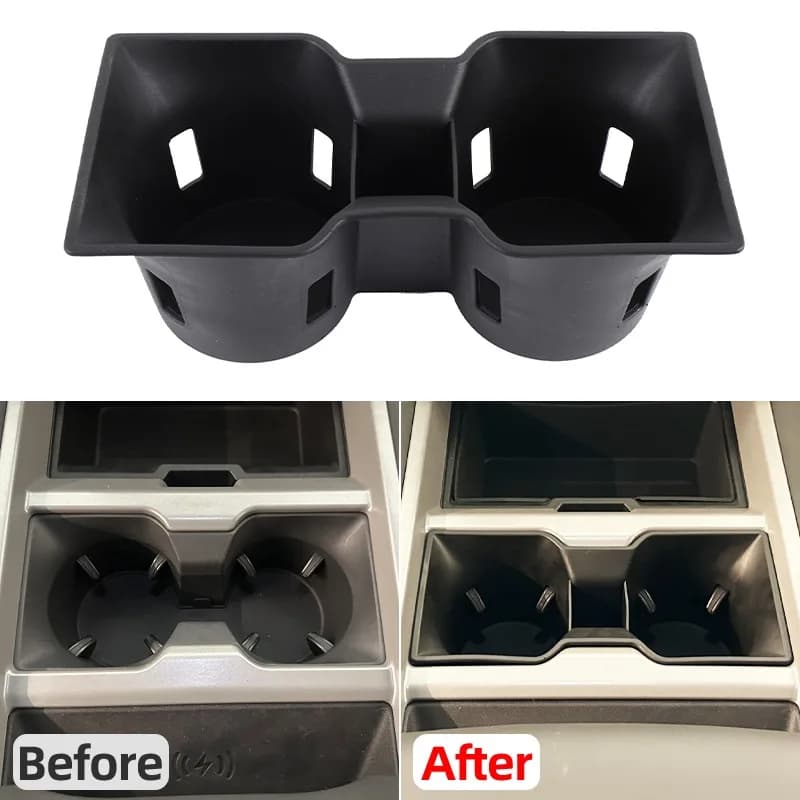 For 2025+  Land Rover Defender Center Console Cup Holder Protector  Water Cup Holder Drinks Storage Case  TPE Car Accessories