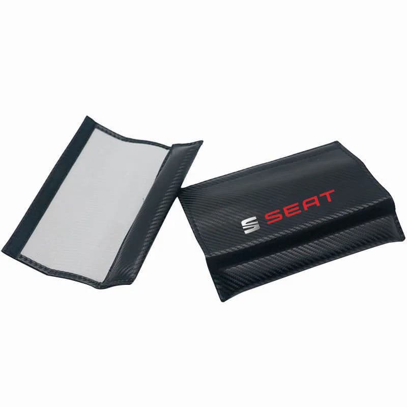 2Pcs for Seat FR Ateca IBIZA Leon Alhambra Arosa Cordobe Tarraco Toledo Seat Belt Cover Shoulder Protection Pad Auto Accessories