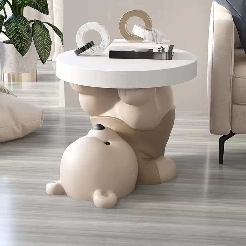 Bear-shaped entrance shoe change stool floor-to-ceiling living room tray home