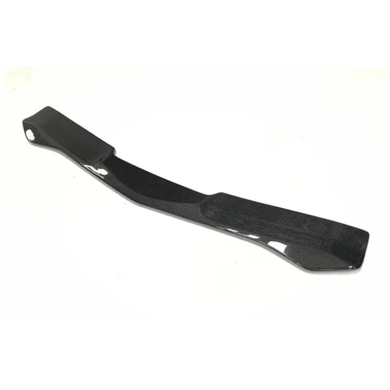 Carbon Fiber Auto Parts Factory Customized Black Glossy Carbon Car Auto Front Bumper Lip Chin Spoiler for Porsche Tesla BMW Audi