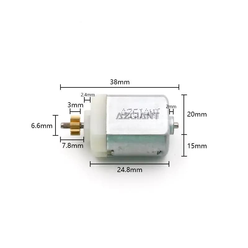 AZGIANT For Volvo XC70 2007-2016 Side Door Lock DC Motor Replacement 12 Volt High Power Quiet Operation Car Parts