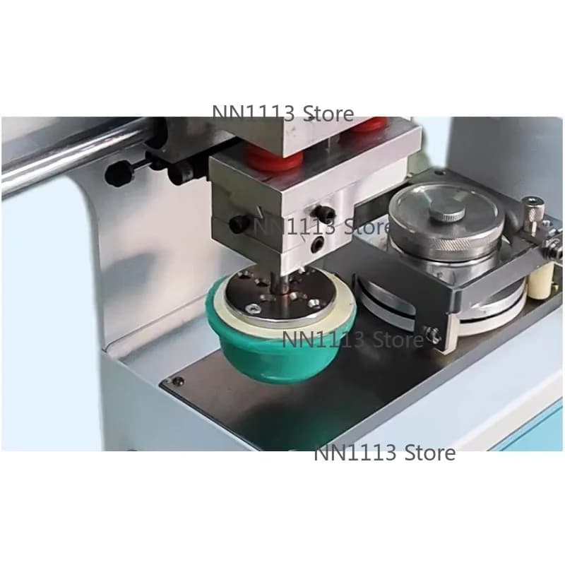 Mini Semi-Automatic Pad Printing Machine Single Color Desktop Electric Ink Cup Printer for Cap Tennis Golf Ball Tube
