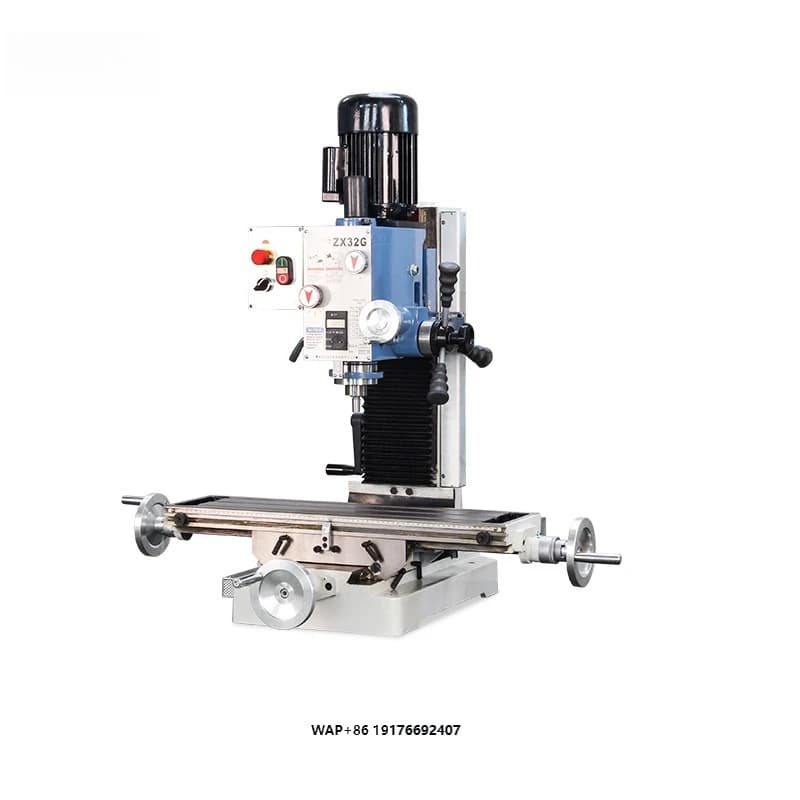 Factory Direct Sales High Quality Zx32 Zx32G Auto Feeding Drilling and Milling Machine Small Stand Drill Mill Machine