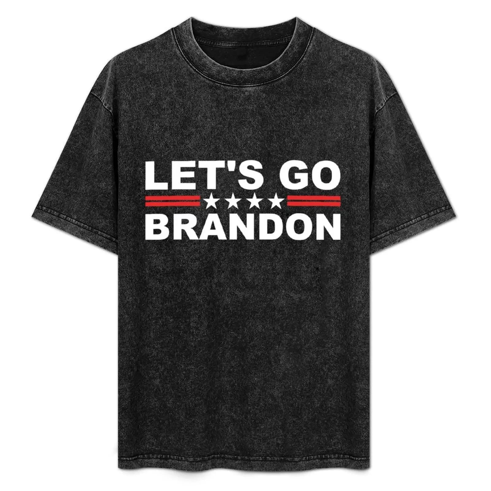 Let's Go Brandon FJB T-Shirt Plus Size Loose Fit T-Shirt