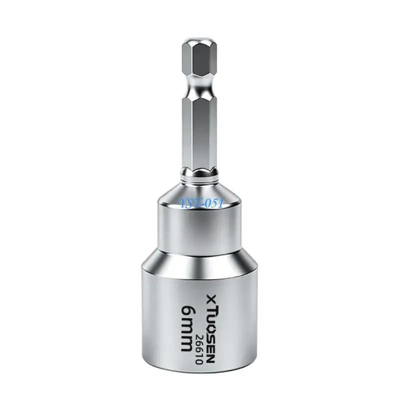E15A Electric Screwdriver Socket For Wall Ceiling Rod 6MM/8MM Steel Hexagonal Shank