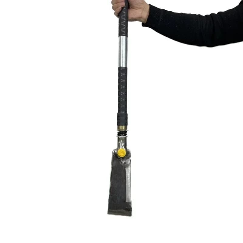 Outdoor hoe Multifunctional agricultural tools Hand forging Old-fashioned thickened multifunctional hoe Removable shovel hoe