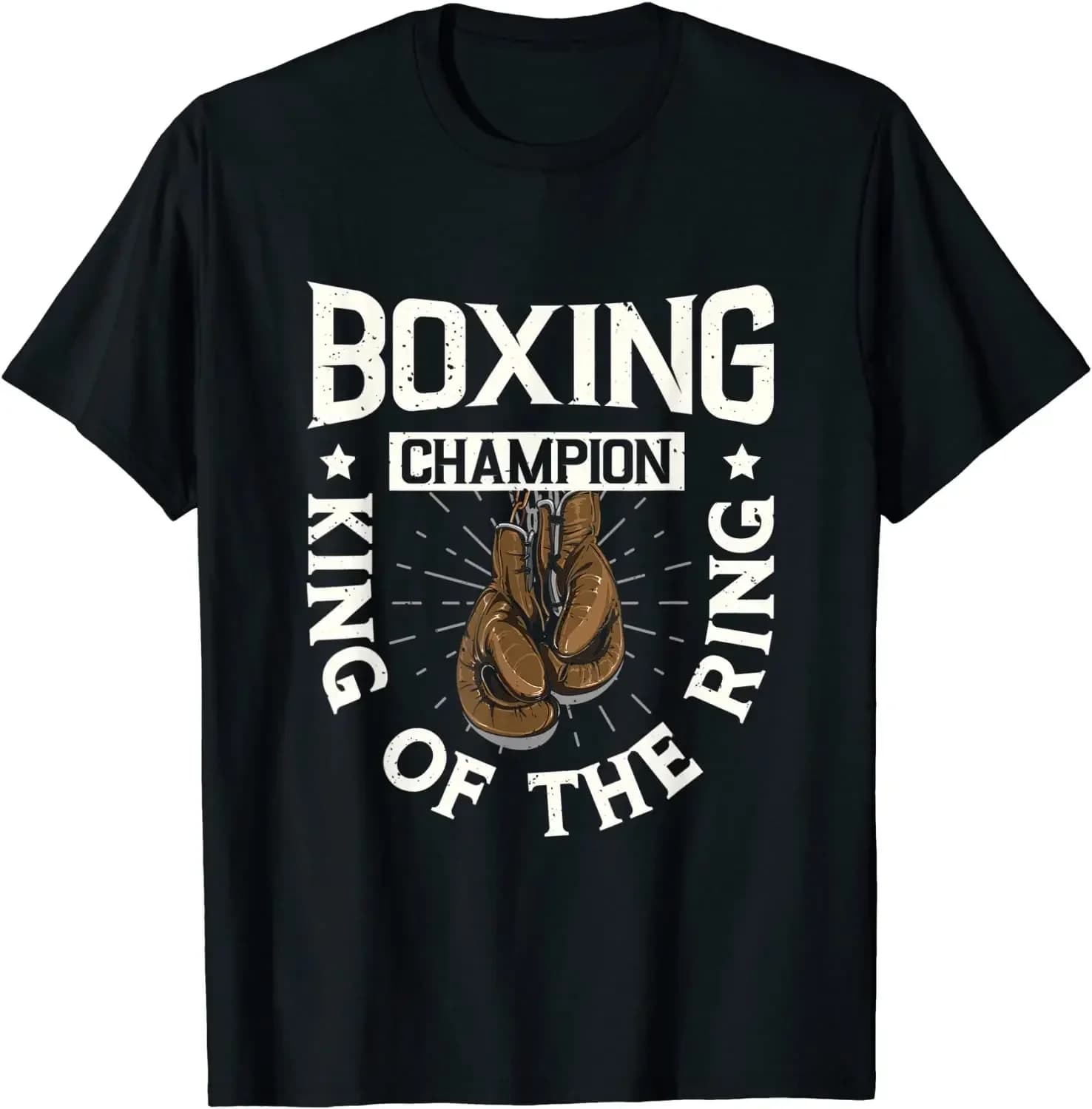 Boxing  Boxing Fitness Summer Cotton O-neck Short Sleeve T-shirt