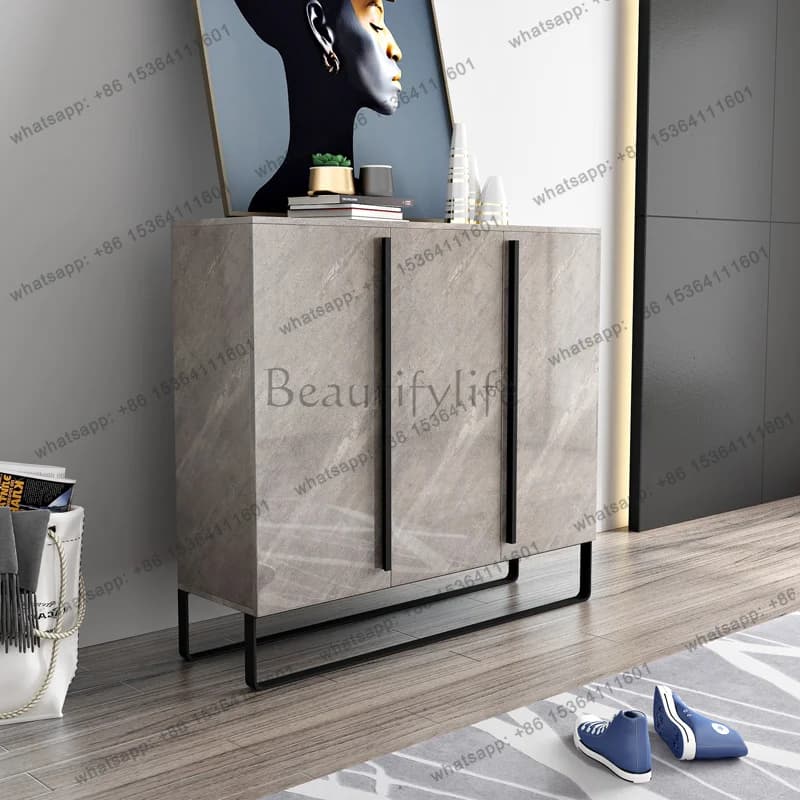 LD Italian Luxury Shoe Cabinet Modern Designer Bedroom Display Shoe Shelf College Dorm Essentials Show Muebles