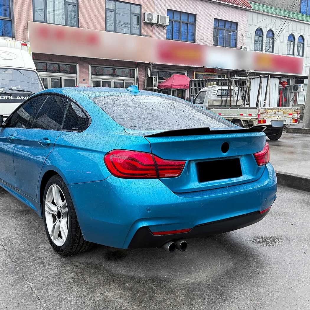 For BMW 4 Series 4Door F36 2014-2020 Car Rear Trunk Spoiler PSM Style Rear Roof Spoiler Wing Auto Accessories