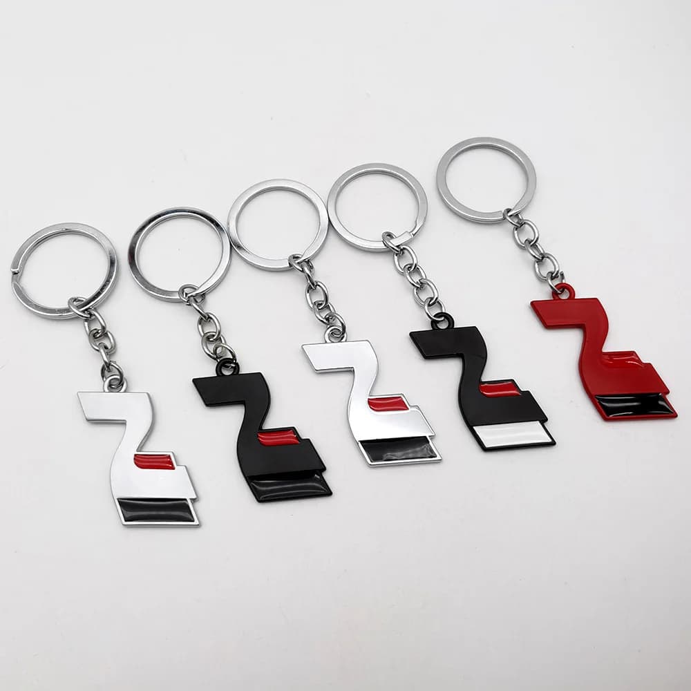 3D Metal Keyring Luxury Logo N Emblem Car Keychain For Hyundai i30 i40 i20 ix35 Coupe Tucson Sonata Elantra Kona Accessories