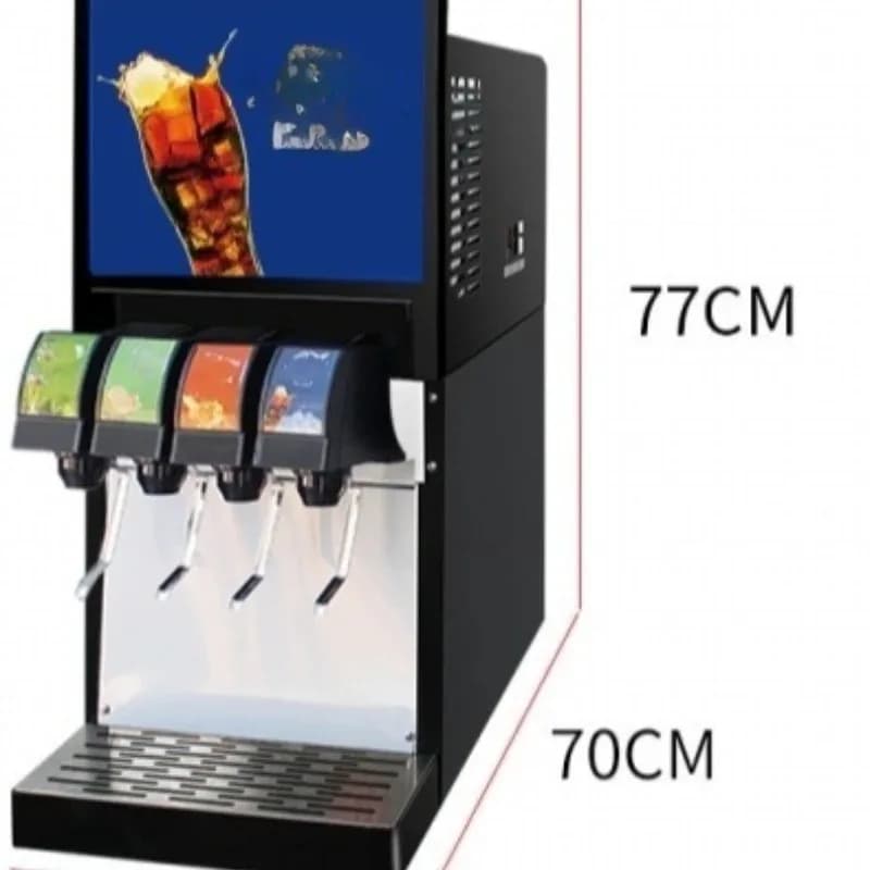 Milk tea shop Small juice cold drink machine Hamburg fried chicken shop Self-service carbonated drink Commercial Coke machine