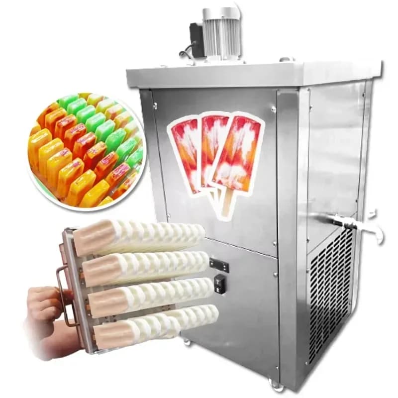 Industrial electric commercial ice cream popsicle maker, easy to operate