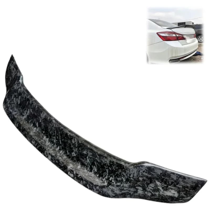 Hot Selling Lightweight Genuine Carbon Fiber Trunk Spoiler UV Treated For Accord 9th Gen 2013-2017 Sedan