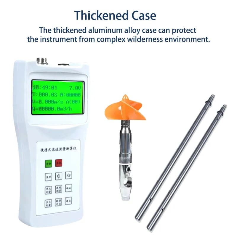 MGG/KL Portable Paddle Velocity Meter with Easy Operation, Durable Design for On-Site Water Flow Detection in Industrial