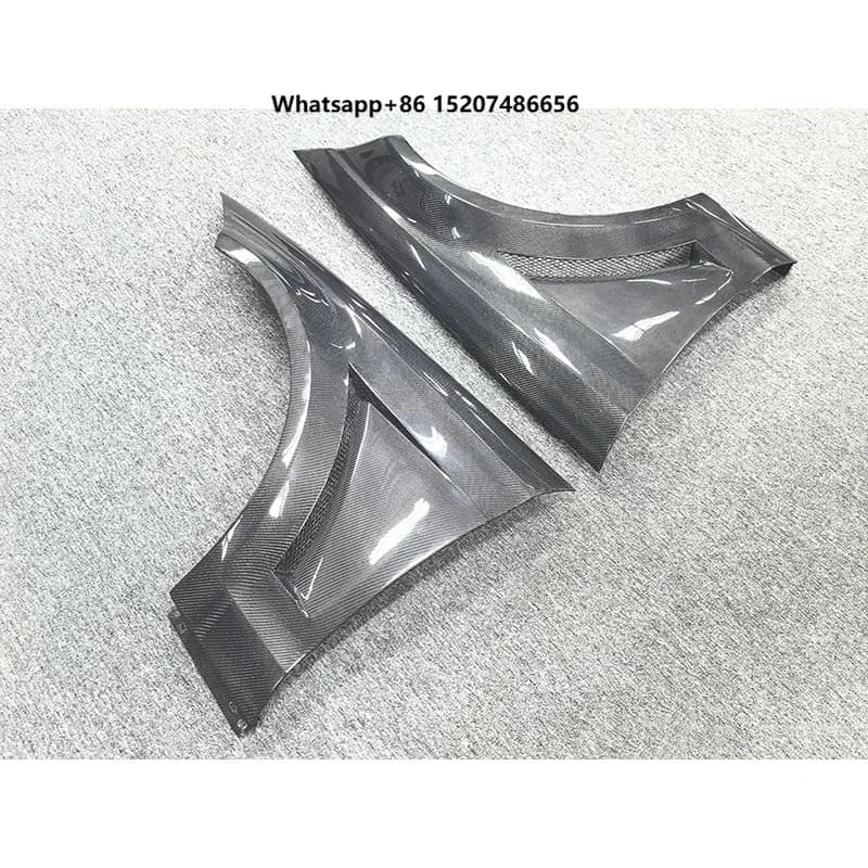 Replacement Car Front Side Real Carbon Fiber Fender for CLS63 W218 Wet/Dry Carbon Fiber Fender