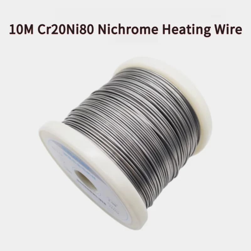 10M Cr20Ni80 Nichrome Heating Wire, 0.1mm-4mm High Resistance Wire Foam Cutting, Industrial Heating
