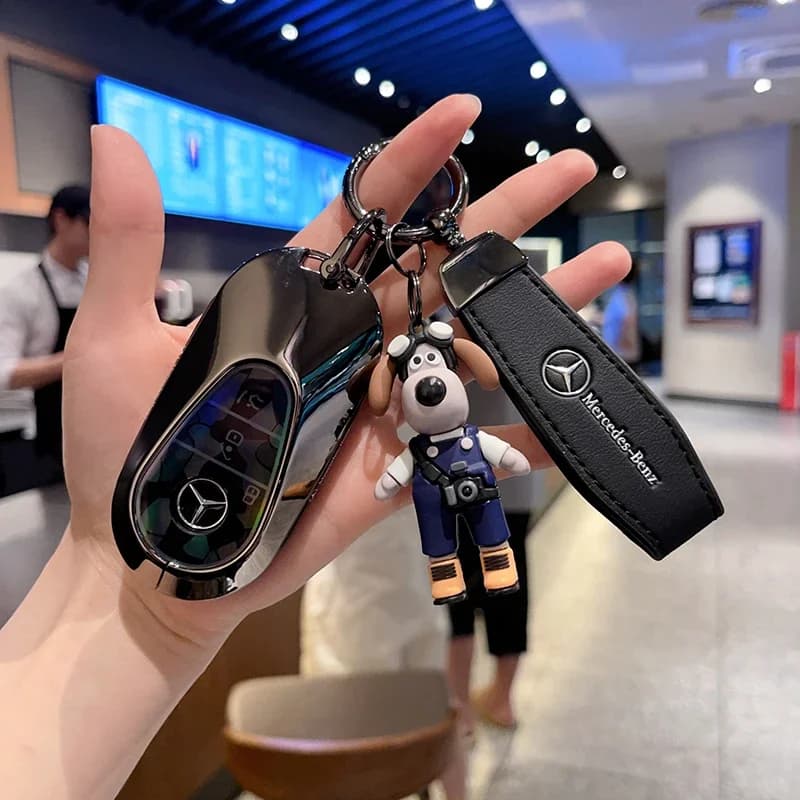 Style Car Key Case Cover For Mercedes Benz C E S Class W206 W223 W214 GLA GLB GLC CLA CLS E300 S450 S580 S500