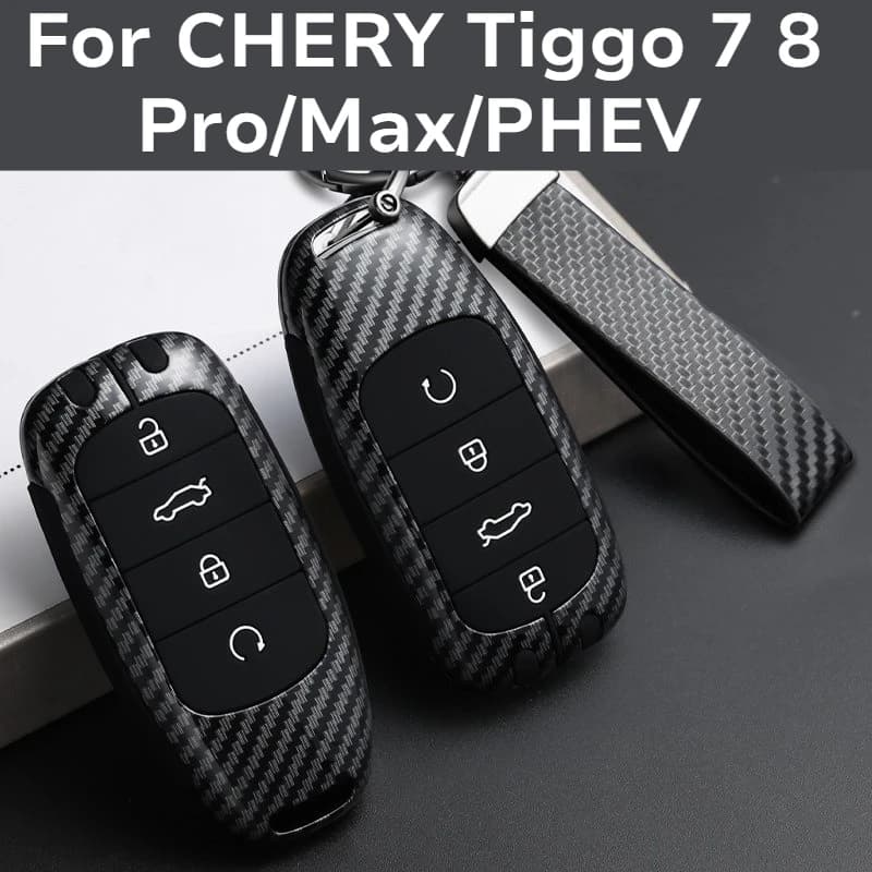 Silicone Key Case For CHERY Tiggo 7 8 Pro/Max/PHEV Accessories 2026/2025 Anti-collision Tear Resistant No Deformation 2024