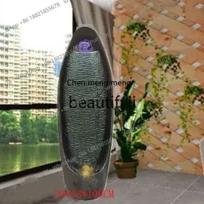 D178  European fountain flowing water office feng shui wheel handicraft decoration gift rockery ornament