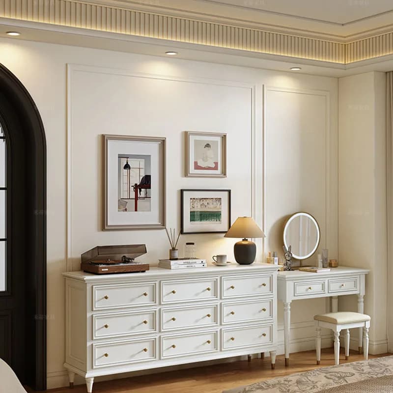 Living Room Makeup Vanity Table Accessories Mirror Chair Computer Dressing Table Coffee Dining Penteadeira Trendy Furniture