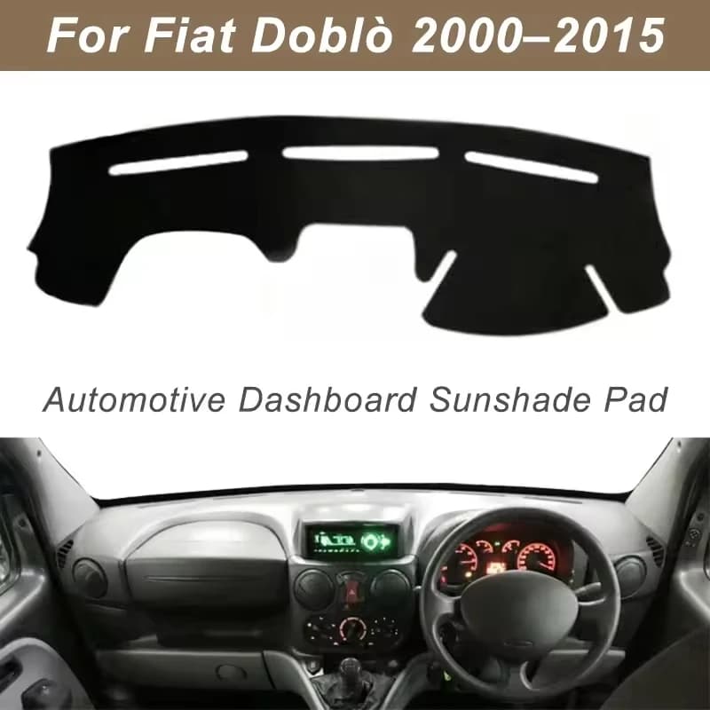 Dashboard Cover Dash Mat For Fiat Doblo 2000-2015 Anti-Glare Non-Slip Sun Shade Interior Protector