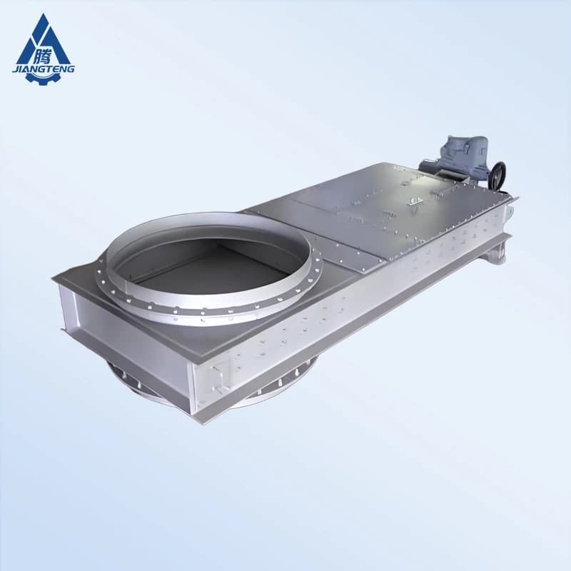 Chemical Slide Gate Valve for Processing Slurries and Powdered Raw Materials Stainless Steel Pneumatic Knife Gate Valve