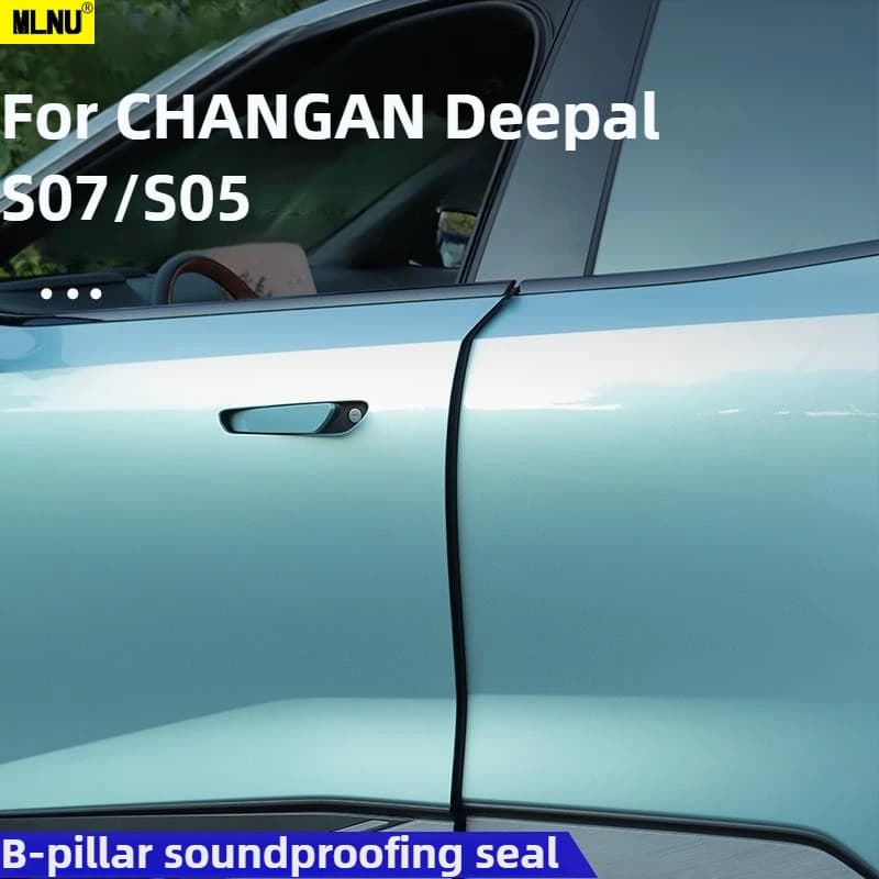 For CHANGAN Deepal S07/S05 Accessories 2026/2025 B-Pillar Seal Strip Premium Rubber Anti-Scratch Protector-Durable 2022-2024