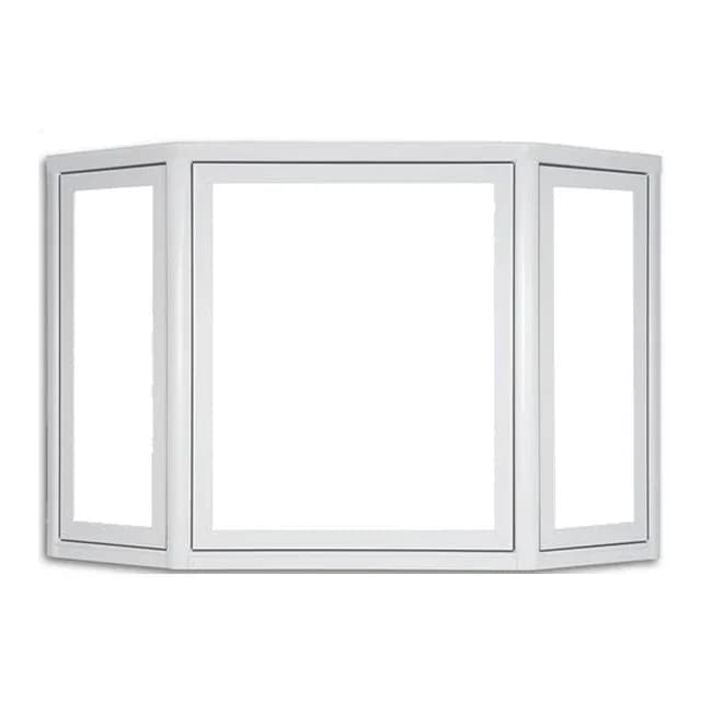 Aluminum awning windows Anti-theft casement windows with grill design and mosquito nets and blinds Blinded windows