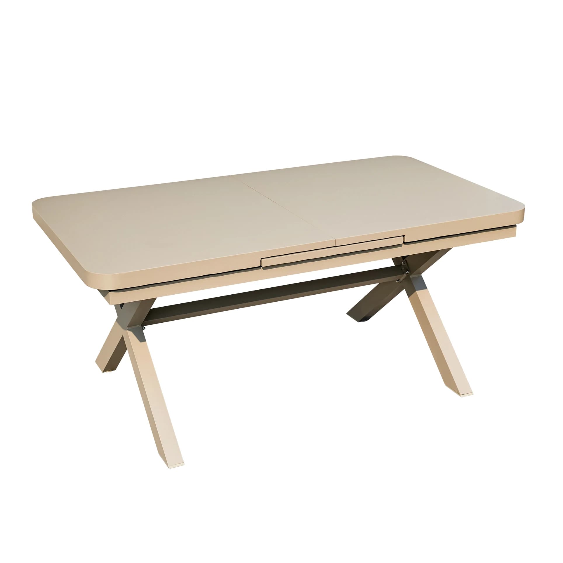 Factory Wholesale  Modern Style Party Dining Table Garden Aluminum Outdoor Table Extendable